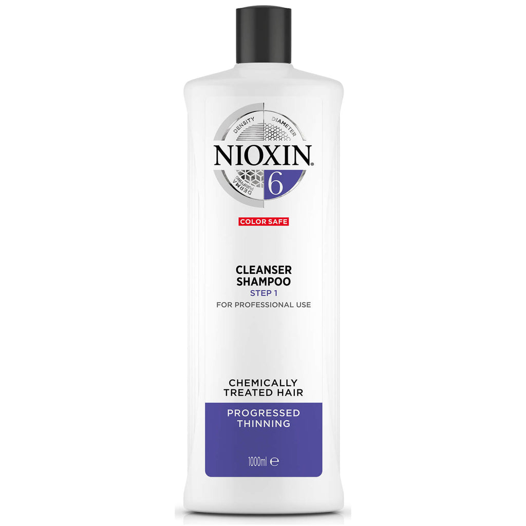 Nioxin 6 Champu Cleanser Cabello tratado quimicamente 1000 ml