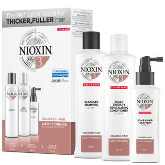 Nioxin 3 -  tratamiento 3 pasos Cabellos Teñidos