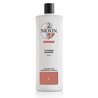 Nioxin 4 Champu Cleanser Suave Cabello Teñido 1000 ml