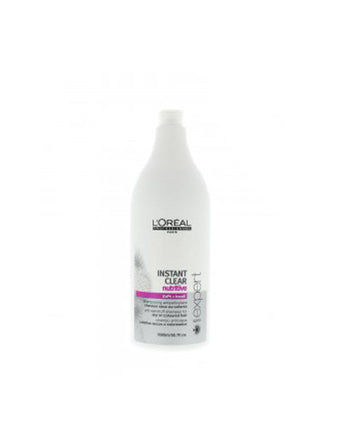 L'Oreal Instant Clear Nutrition - Champu anticaspa para cabellos secos o coloreados - 1500 ml