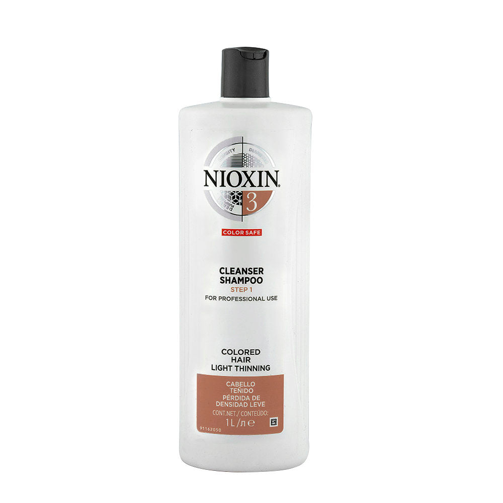 Nioxin 3 Champu Cleanser Cabellos Teñidos 1000 ml