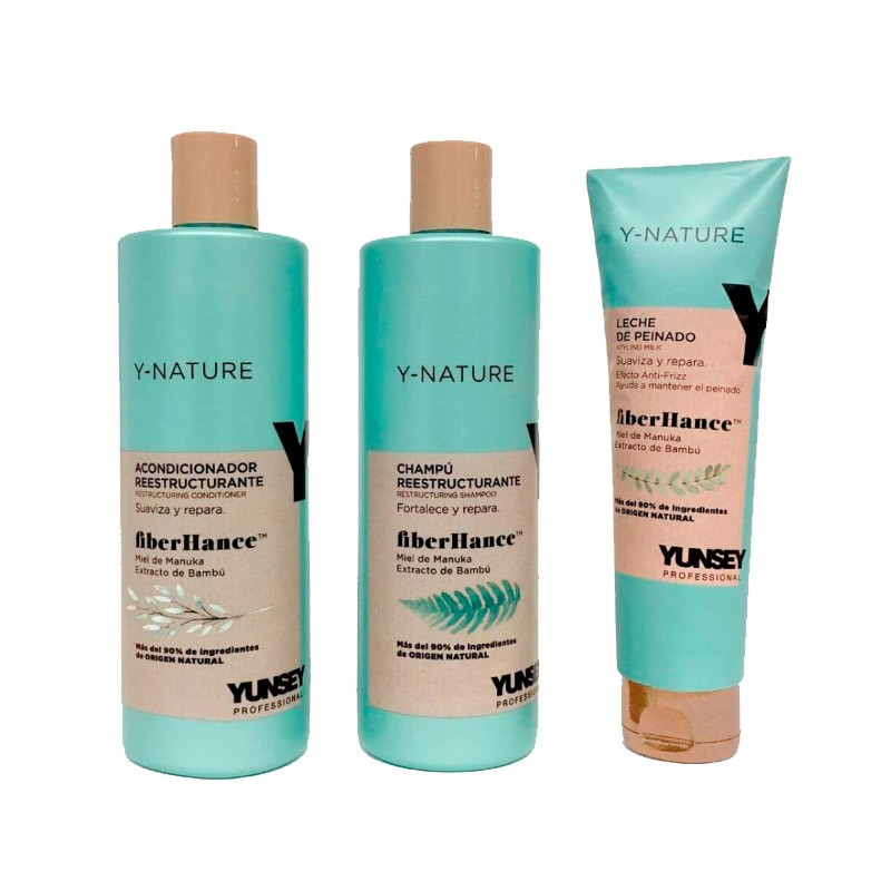 Yunsey Apto para Metodo Curly - Pack Reestructurante Natural